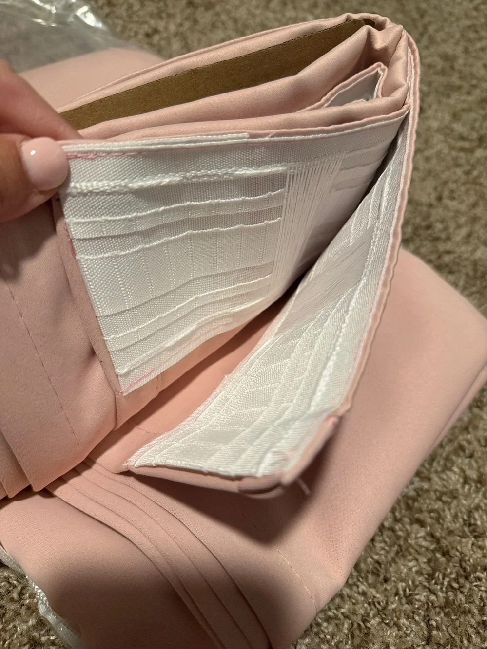 Dualife Baby Pink Curtains (2 panels 53”x84”) - NWOT